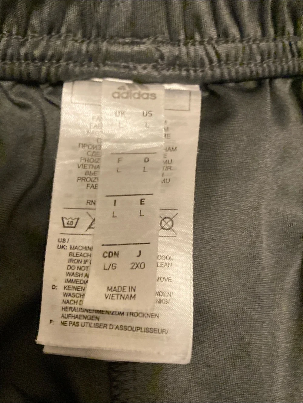 Lot of 2 adidas Black and Light Gray Athletic Shorts Set